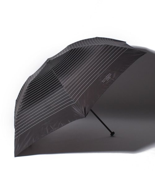 MACKINTOSH PHILOSOPHY(umbrella)(マッキントッシュフィロソフィー（傘）)/MACKINTOSH PHILOSOPHY婦人ミニP10D軽量UV*ボーダー顔料/ブラック