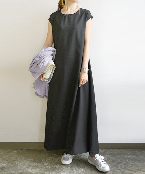 クーポン セール 10 Off ワンピース 夏 レディース リネンライクノースリーブaラインワンピース M L 春夏 Aラインワンピース ベージュ マスタード ブラック 無地 シンプル ナチ アンドイット And It Magaseek