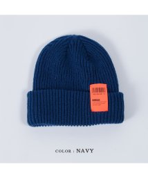 ニット帽 ビーニー ブルー ネイビー 青色 のファッション通販 Magaseek