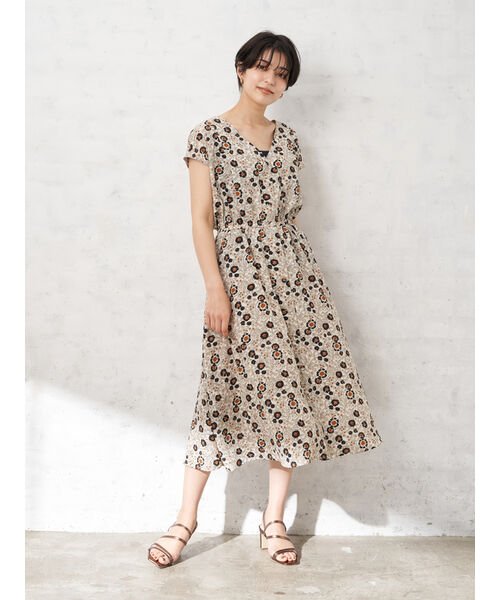 セール レトロ花柄ワンピース イェッカ ヴェッカ Yecca Vecca Magaseek セール レトロ花柄ワンピース イェッカ ヴェッカ Yecca Vecca Magaseek