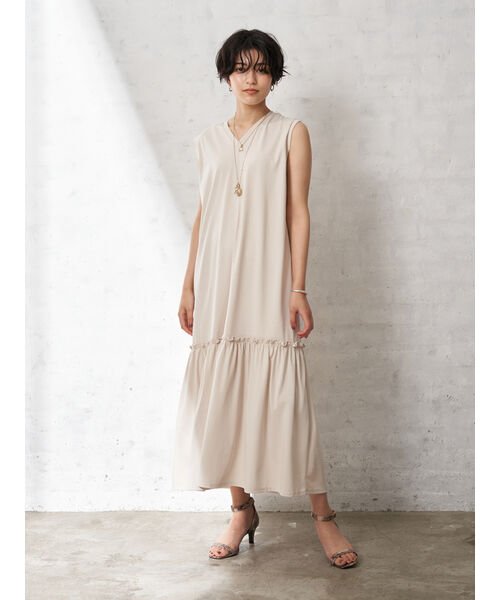 セール 裾ギャザーカットワンピース イェッカ ヴェッカ Yecca Vecca Magaseek