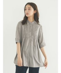 CRAFT STANDARD BOUTIQUE(クラフトスタンダードブティック)/シャーリングヤーンチュニックシャツ/モカ