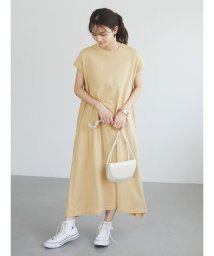 CRAFT STANDARD BOUTIQUE(クラフトスタンダードブティック)/フレンチスリーブカットワンピース/ベージュ