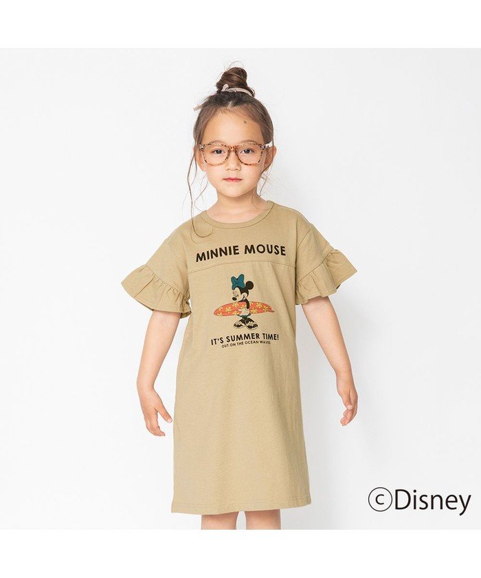 セール 48 Off Disney 袖フリル半袖ワンピース ブランシェス Branshes Magaseek