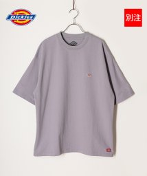 Dickies(Dickies)/【別注】【Dickies】 ディッキーズ ミニワッペン 半袖 Tシャツ     /パープル