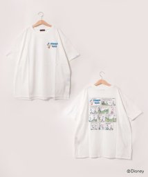 Lovetoxic(ラブトキシック)/【DISNEY】バックプリント半袖Tシャツ/オフホワイト