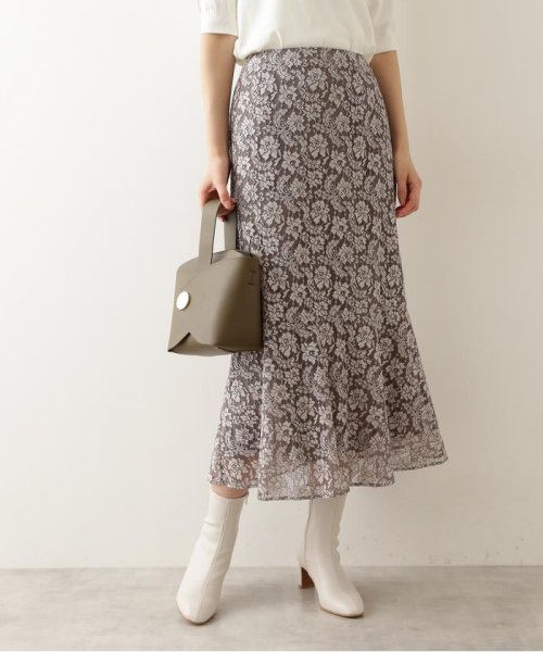 セール バイカラーレーススカート ナチュラルビューティーベーシック Natural Beauty Basic Magaseek