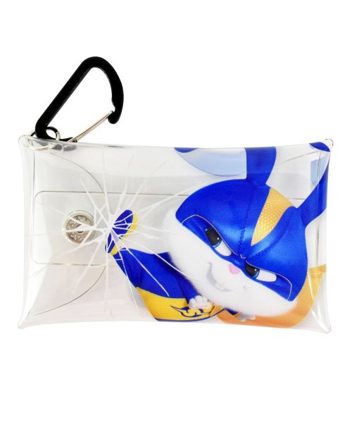 パスケース 定期入れ 2枚 小物入れ クリアマルチケース Sサイズ ペット2 キャラクター かわいい 可愛い 多機能 人気 洗える フル オープン ランナー Runner Magaseek