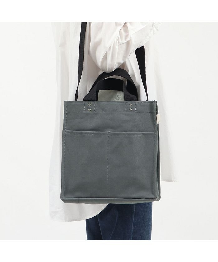 ルートート トートバッグ Rootote バッグ 小さめ 撥水 2way ショルダー 斜めがけ ミニトート Sn スクエア2way リペレントキャンバス D ルートート Rootote Magaseek