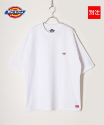 Dickies(Dickies)/【別注】【Dickies】 ディッキーズ ミニワッペン 半袖 Tシャツ     /ホワイト