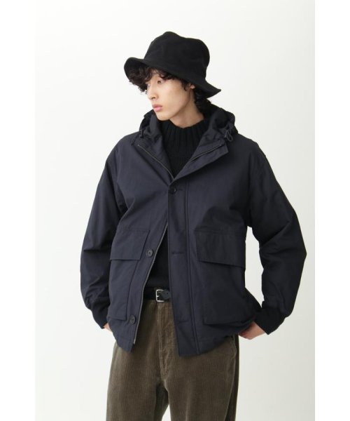 MHL.(エムエイチエル)/PADDED COTTON NYLON/NAVY1