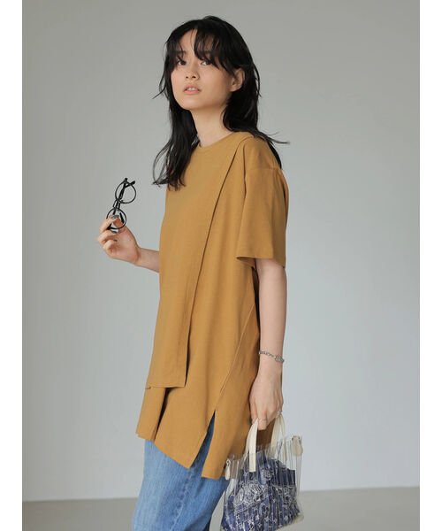 セール 29 Off レイヤード半袖カットチュニック アメリカン ホリック American Holic Magaseek