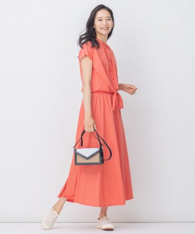 オレンジ系 ワンピース ドレス 自由区 ジユウク レディースファッション 阪急百貨店公式通販 Hankyu Fashion