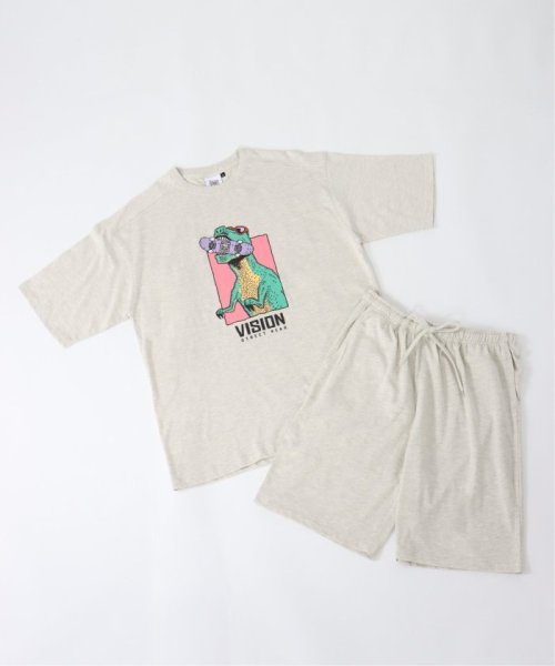 VENCE　EXCHANGE(ヴァンス　エクスチェンジ)/VISION STREET WEAR 恐竜イラストセットアップ/その他