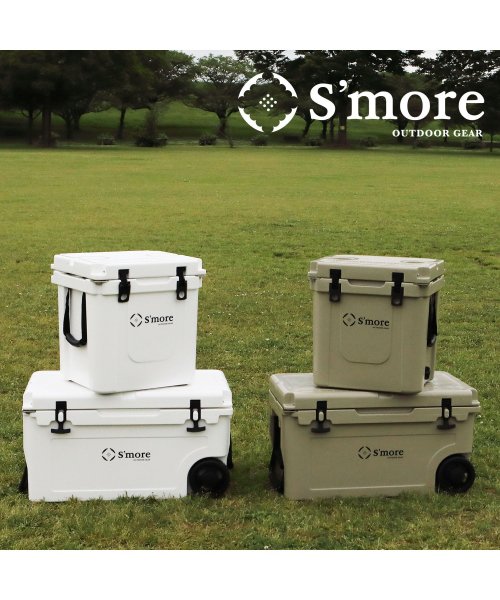 S'more(スモア)/【Smore】Becool cooler box33 クーラーボックス 大型 31L/33QT 31リットル/ホワイト