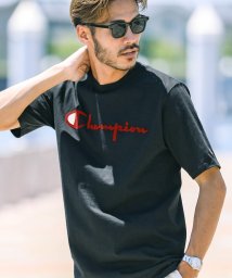 JIGGYS SHOP(ジギーズショップ)/Champion(チャンピオン)チャンピオン　ビッグロゴ半袖T / Tシャツ メンズ おしゃれ ティーシャツ 半袖 カットソー トップス クルーネック/ブラック