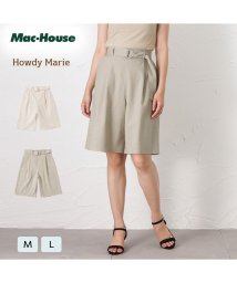 MAC HOUSE(women)(マックハウス（レディース）)/Howdy Marie ハウディーマリー ハーフパンツ GL－1231283/ベージュ