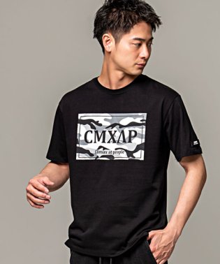 SB Select/CMXAP カモフラージュ柄ボックスロゴプリントクルーネック半袖Tシャツ メンズ おしゃれ カモフラージュ ボックスロゴ ロゴ メンズ プリント クルーネック /504146292