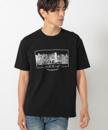 UNION STATION(ユニオンステーション)/刺繍Tシャツ/ブラック