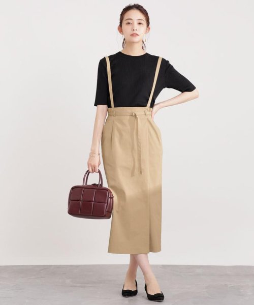 セール サスペンダー付きタイトスカート ナノ ユニバース Nano Universe Magaseek