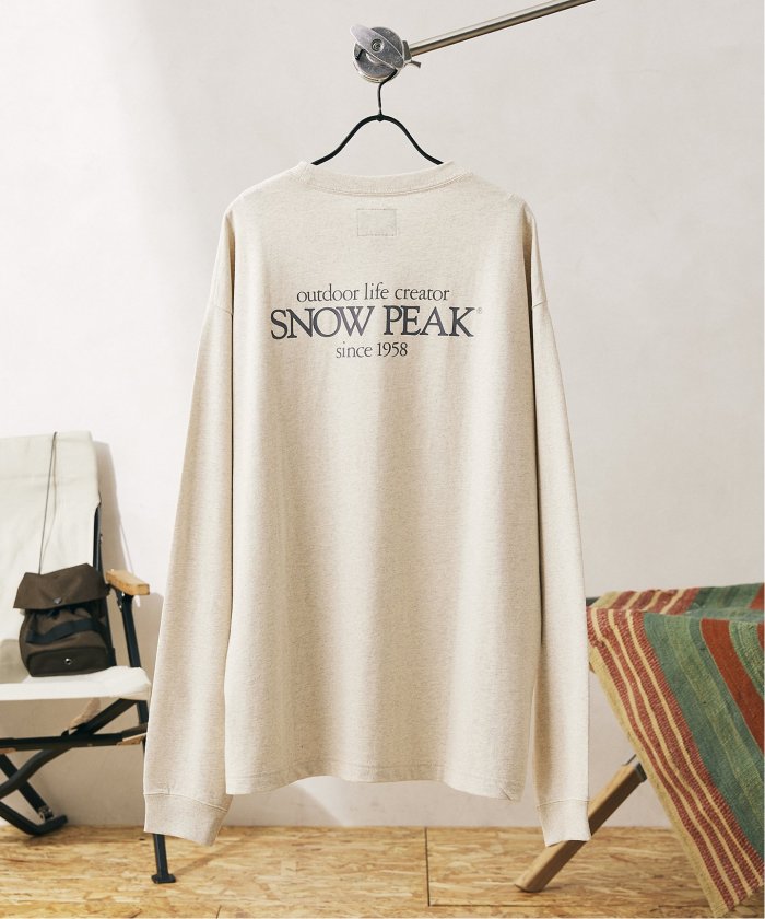 【Snow Peak/スノーピーク】別注 Classic ロゴプリント L/S Tシャツ ...