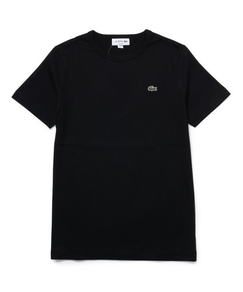 サロン　アダム　エ　ロペ(サロン　アダム　エ　ロペ)/【LACOSTE】クルーネックTシャツ/ブラック（01）