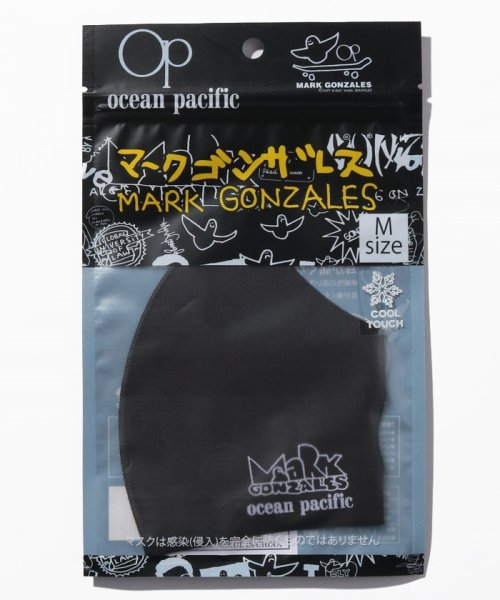 Ocean Pacific Kids(オーシャンパシフィック　キッズ)/Ocean Pacific × MARK GONZALES コラボマスク （1枚組） 洗って使える /ブラック