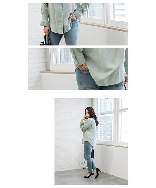 裾フリンジデニムスキニーパンツ クレット 大きいサイズ Clette Magaseek
