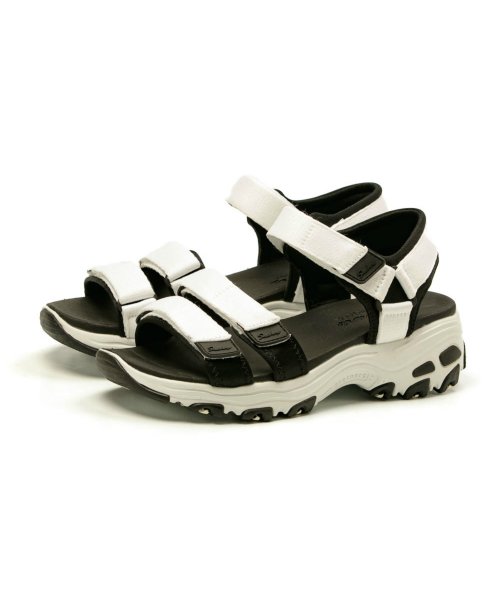 スケッチャーズ Skechers ディーライト フレッシュ キャッチ サンダル 厚底 レディース スポーツサンダル Hi スケッチャーズ Skechers Magaseek