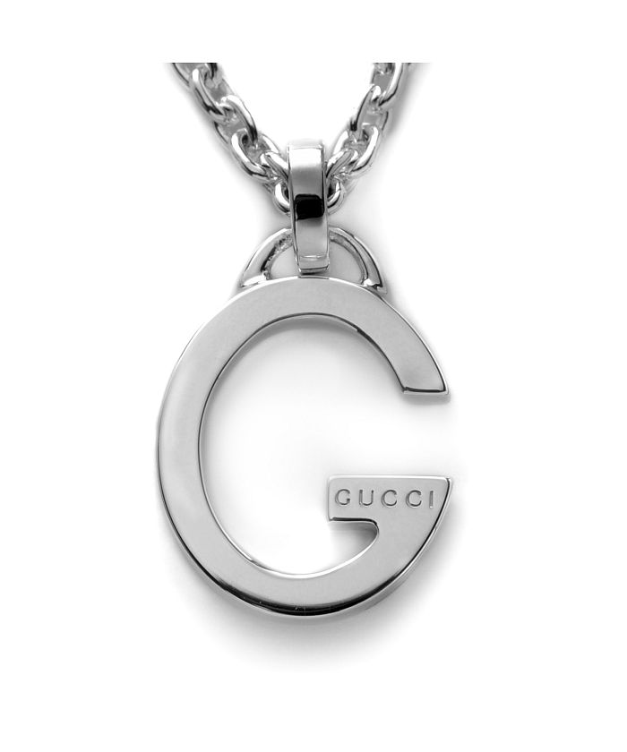 セール】GUCCI グッチ 233936－J8400 Gロゴネックレス(504149382