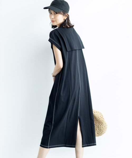 セール オーガニックコットン セーラーカラーワンピース ザ ショップ ティーケー The Shop Tk Magaseek