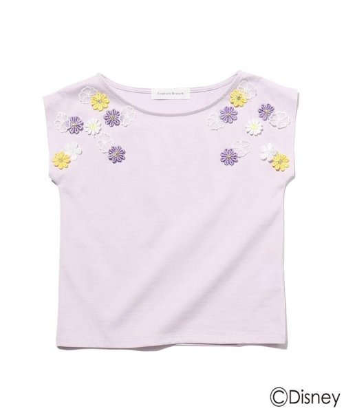 ディズニープリンセス ラプンツェル ノースリーブtシャツキッズ クチュールブローチ Couture Brooch Magaseek