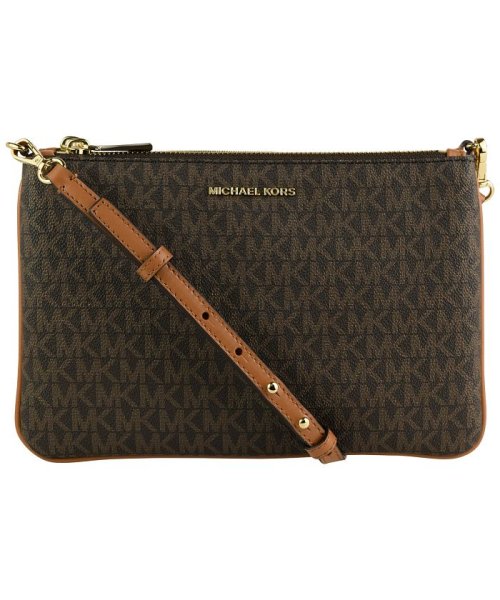 MICHAEL KORS(マイケルコース)/【Michael Kors(マイケルコース)】MichaelKors マイケルコース XBODY LG DBL POUCH/BROWN