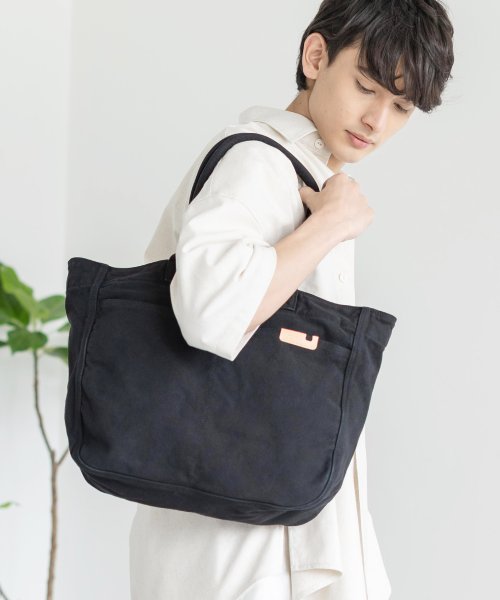 トートバッグ メンズ レディース 8号キャンバス 日本製 国産 肩掛け 無地 シンプル ヌメ革 レザー 本革 通勤通学 買い物 お出かけ エコ ギフト プ ロッキーモンロー Rocky Monroe Magaseek