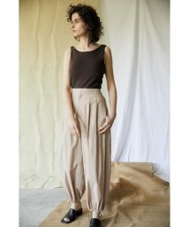 BLACK BY MOUSSY(ブラックバイマウジー)/tucked easy balloon pants/BEG