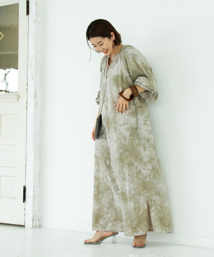 セール コーエン Coen タイダイ染めロングワンピース Magaseek