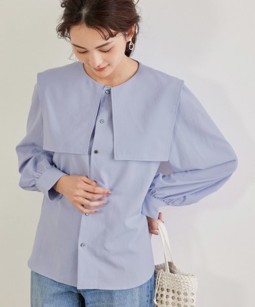 Tvドラマ着用 ドラマ着用 リンクコーデ セーラーカラーブラウス ロペピクニック Rope Picnic Magaseek