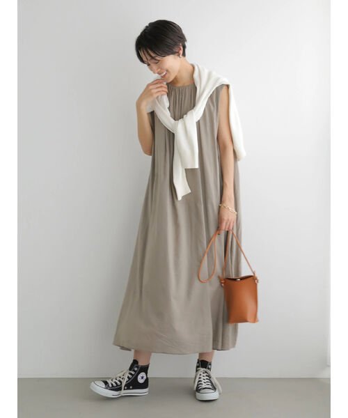 フレンチスリーブフレアワンピース アメリカン ホリック American Holic Magaseek