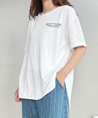 maison de LATIR/ビッグシルエットTシャツでラフカジュアルに/504153241