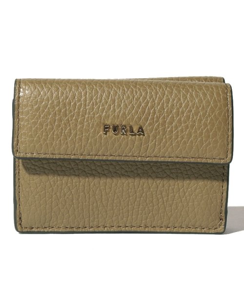 FURLA(フルラ)/【FURLA】フルラ　三つ折り財布  PCY9UNO HSF000 BABYLON S COMPACT WALLET/カーキ