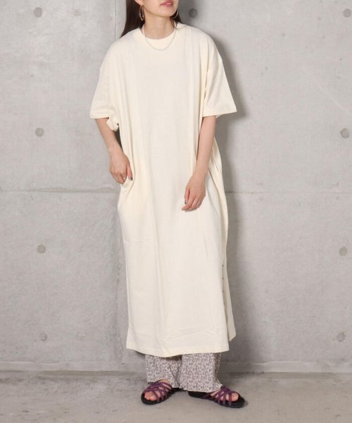 セール Sportwear スポーツウエア 半袖サイドボタンtシャツワンピース フレディアンドグロスター Fredy Gloster Magaseek