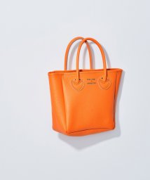 ADAM ET ROPE'(アダム　エ　ロペ)/【YOUNG&OLSEN】別注 EMBOSSED LEATHER TOTE S/オレンジ（70）