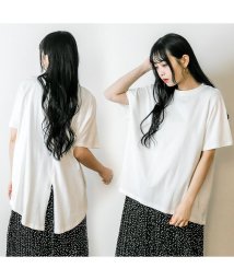 atONE/スワローテイルカットソー バックスリットTシャツ Tシャツ カットソー レディース トップス/504154014