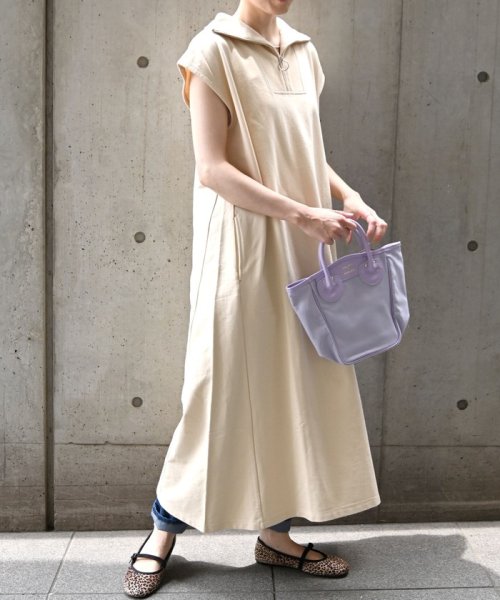 Ships Any Uvカット 抗菌防臭 ミニ裏毛 ハーフジップ ワンピース シップス エニィ ウィメンズ Ships Any Womens Magaseek