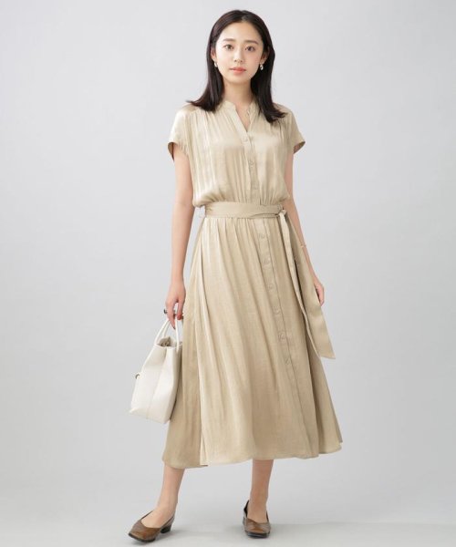 セール Web限定 スキッパードルマンワンピース ノースリーブ ナノ ユニバース Nano Universe Magaseek