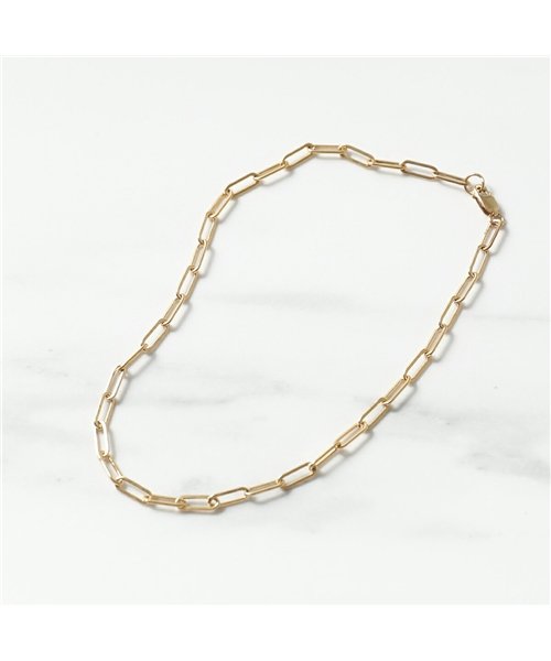 MARAMCS(マラムクス)/【MARAMCS(マラムクス)】MICRO RECTANGLE CHAIN ANKLET JAK0012 チェーン アンクレット アクセサリー 14K－GOLD/ゴールド系