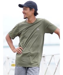 GIORDANO(ジョルダーノ)/GIORDANO/【G－MOTION】ドライストレッチトレーニング半袖Tシャツ/グリーン