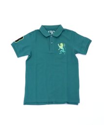 GIORDANO(ジョルダーノ)/GIORDANO/ビッグライオン半袖ポロシャツ/グリーン