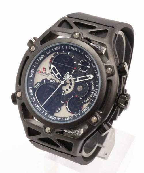 SP(エスピー)/【HPFS】アナデジ アナログ&デジタル腕時計 HPFS9520 メンズ腕時計 デジアナ/ブラック系