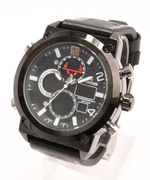 SP(エスピー)/【HPFS】アナデジ アナログ&デジタル腕時計 HPFS1860 メンズ腕時計 デジアナ/ブラック系